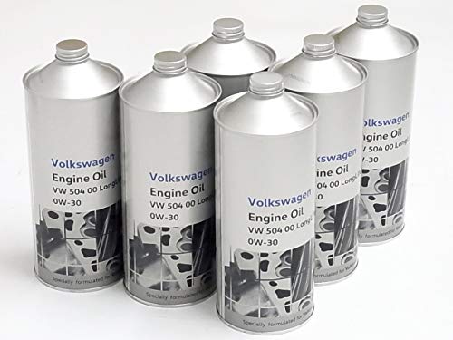 Volkswagen エンジンオイル 0W-30 8本セット Amazon | 6本セット VW 純正 エンジンオイル 504 00 J0VJD3F11 1L 4